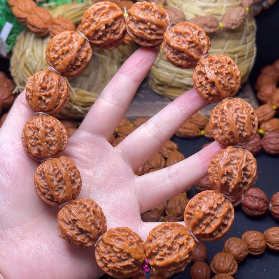 文玩核桃手串龙脊八棱手持