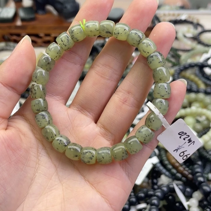 和田玉未镶嵌手链