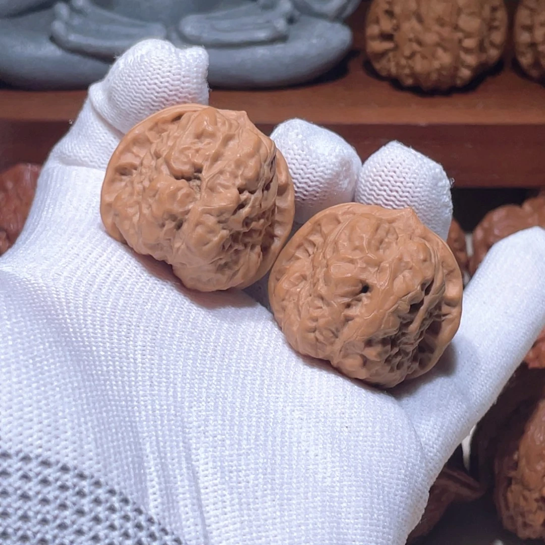 大***蛙文玩核桃把件蛤蟆头30819，353731