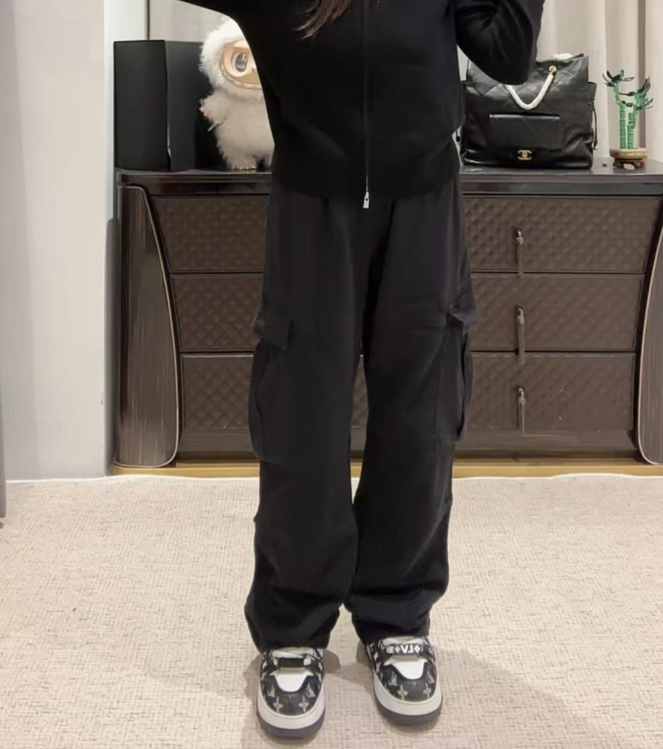 gs款宽松松紧腰卫裤男款裤子MM8001