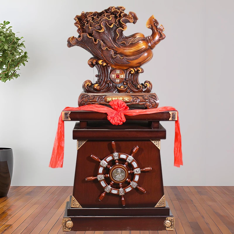 大号落地玉白菜摆件客厅装饰公司饭店店铺收银台财源滚滚高档礼品