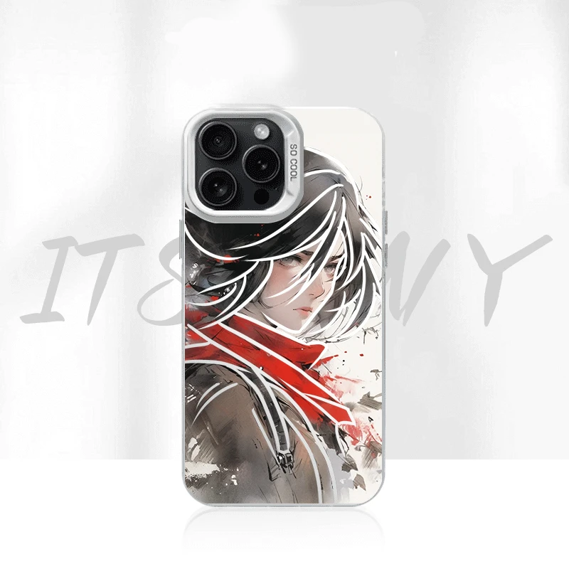 三笠手机壳防指纹爆款二次元动漫苹果华为小米ins