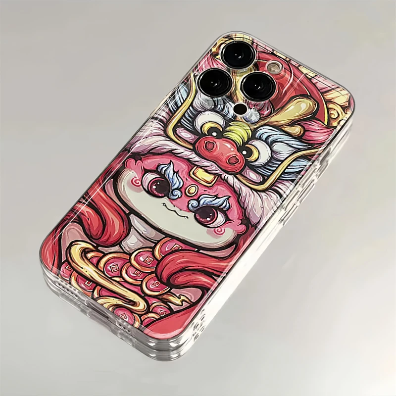 国潮发财蛇年适用iPhone16小米15华为苹果14promax手机壳12太空MT