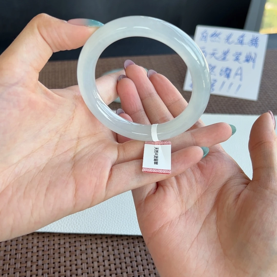 翡翠未镶嵌手镯24号 53