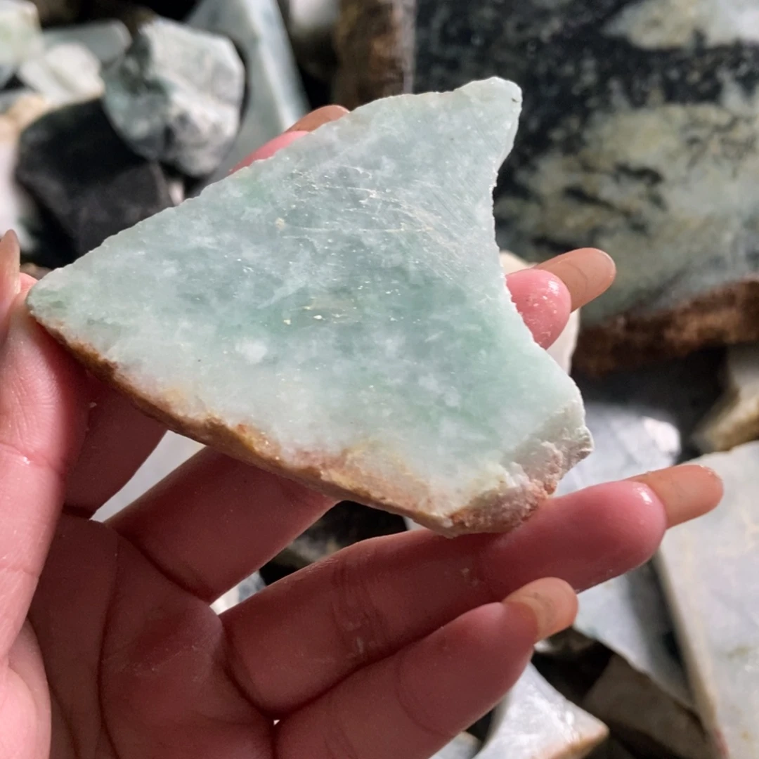 翡翠未镶嵌挂件天然翡翠