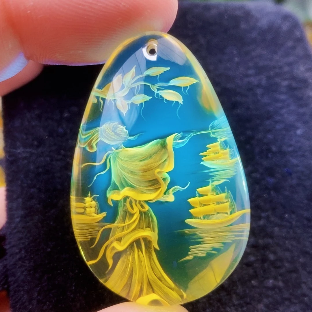 【闪购商品】金珀吊坠(不含链)未镶嵌