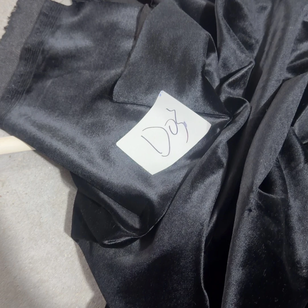 三米一份金丝绒黑色D03