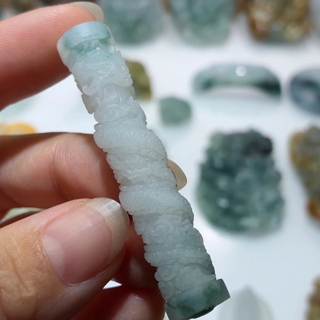 定制翡翠未镶嵌毛货