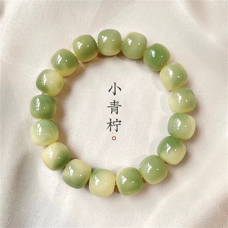 小青拧菩提根手串绕指柔学生盘玩女孩子绕指柔菩提根男生手串