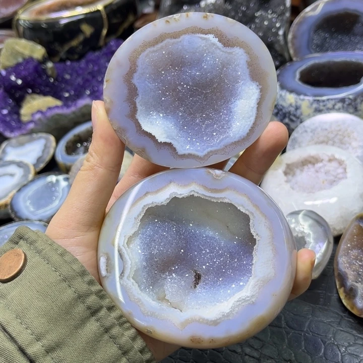 水晶珠宝半成品14K金镶嵌