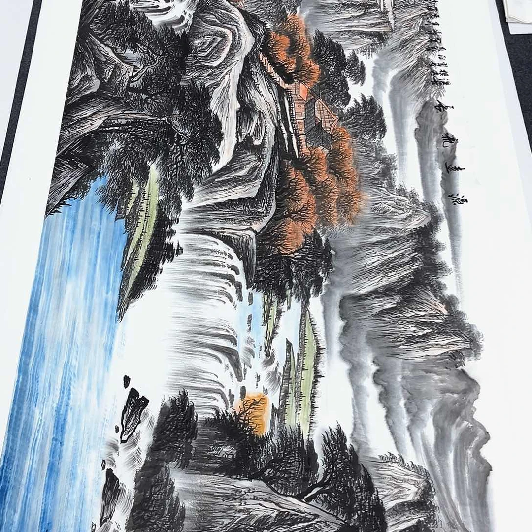 国画国画作品宣纸纯手绘