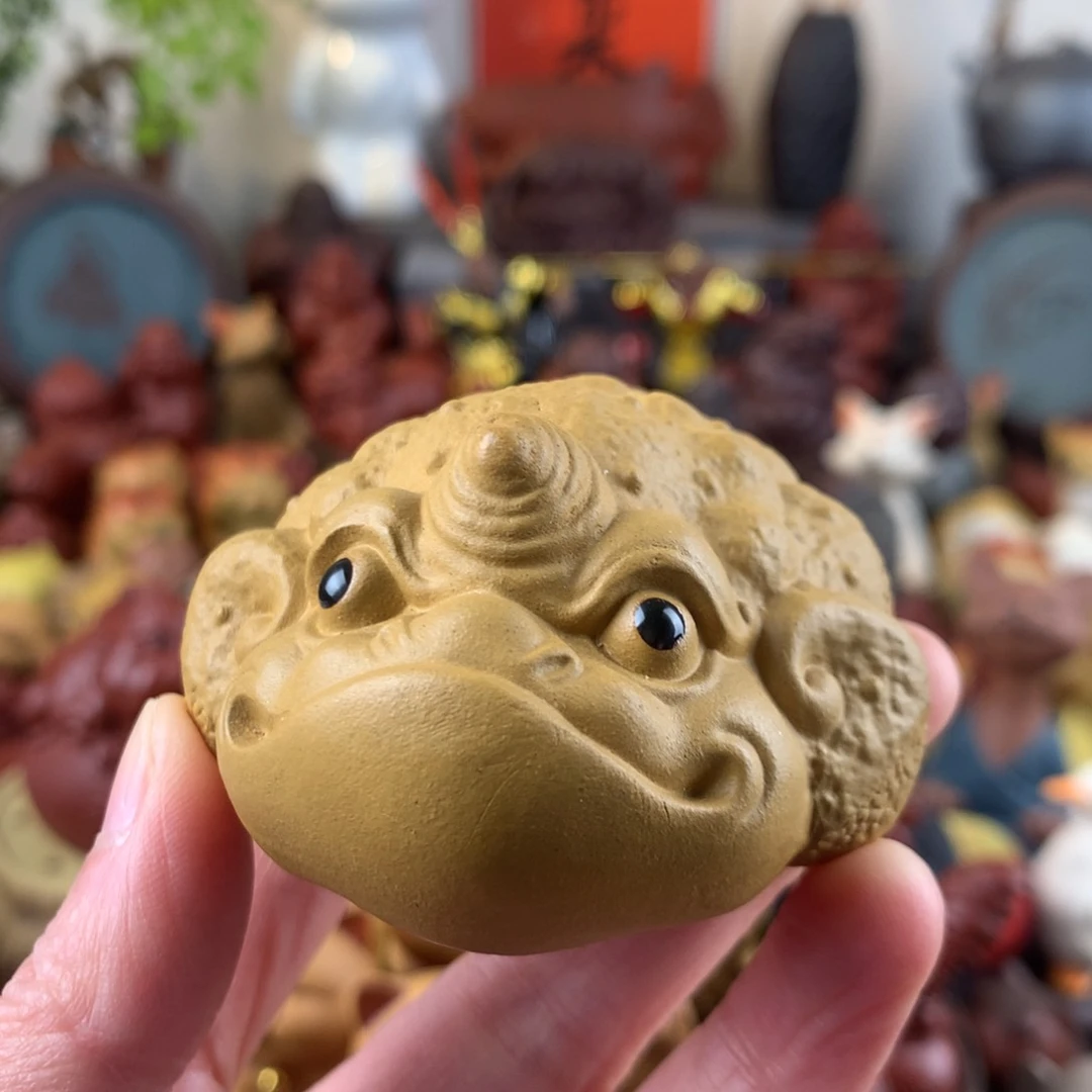 紫砂茶宠独角金蟾