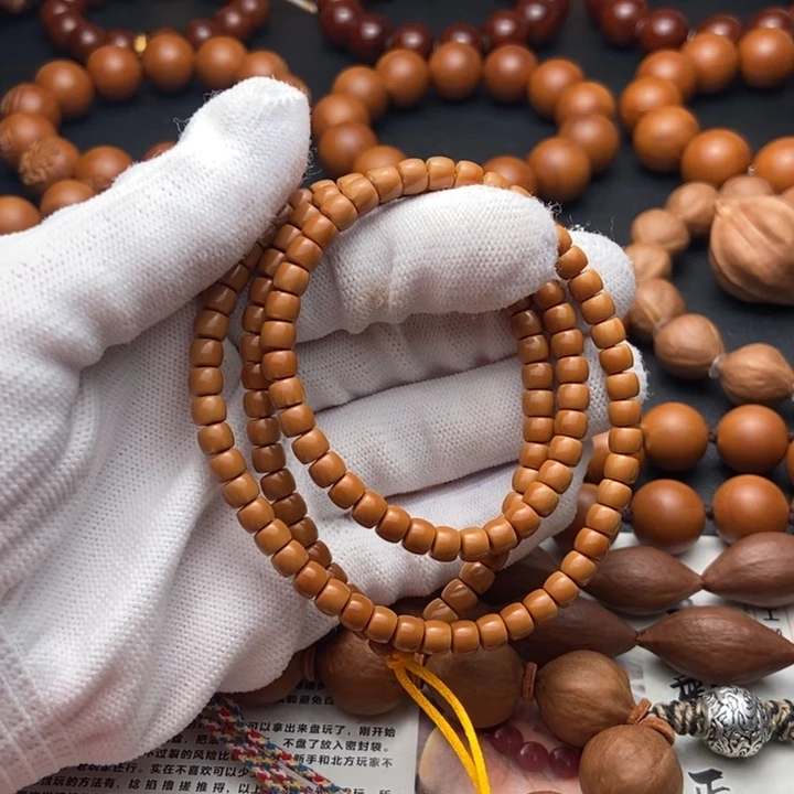 橄榄核手串/手链5.3核尖直切108颗