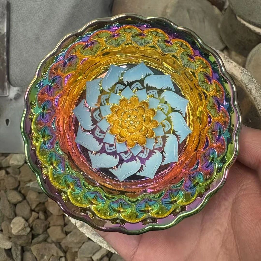 手工茶器 七彩梦幻 蓝色妖姬主人杯