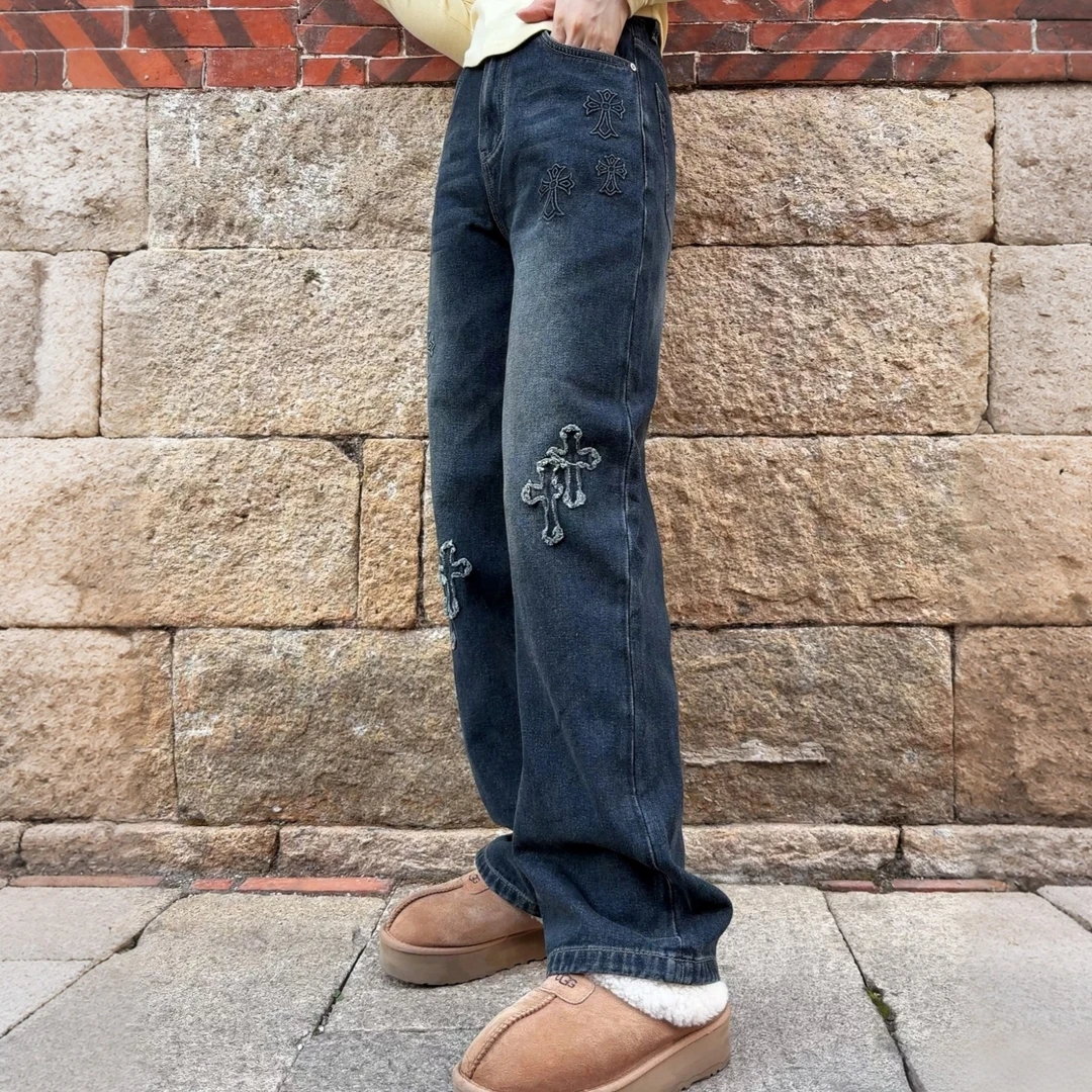 轻奢百搭牛仔裤（静默星空）