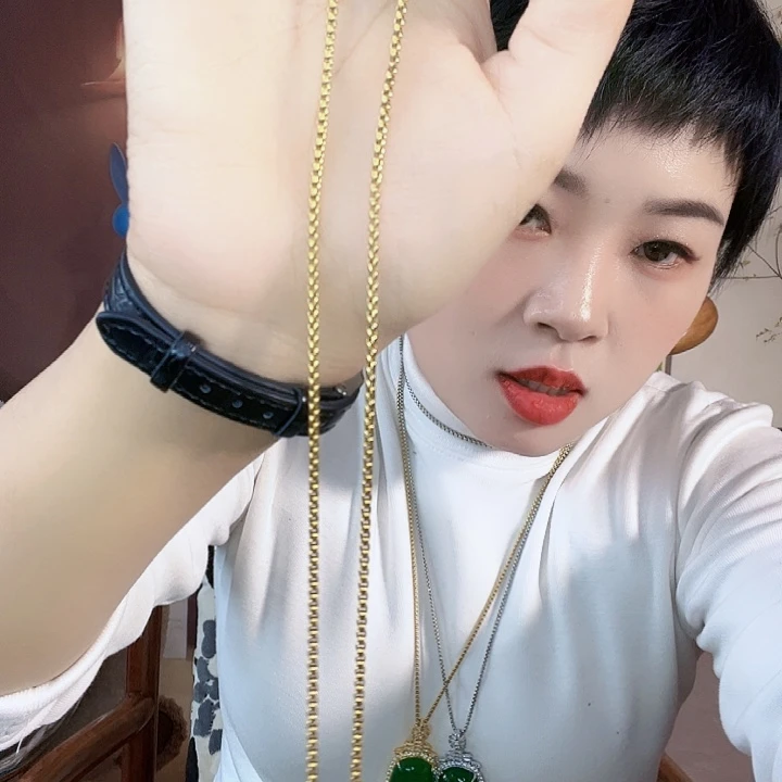 玛瑙/玉髓颈饰合金