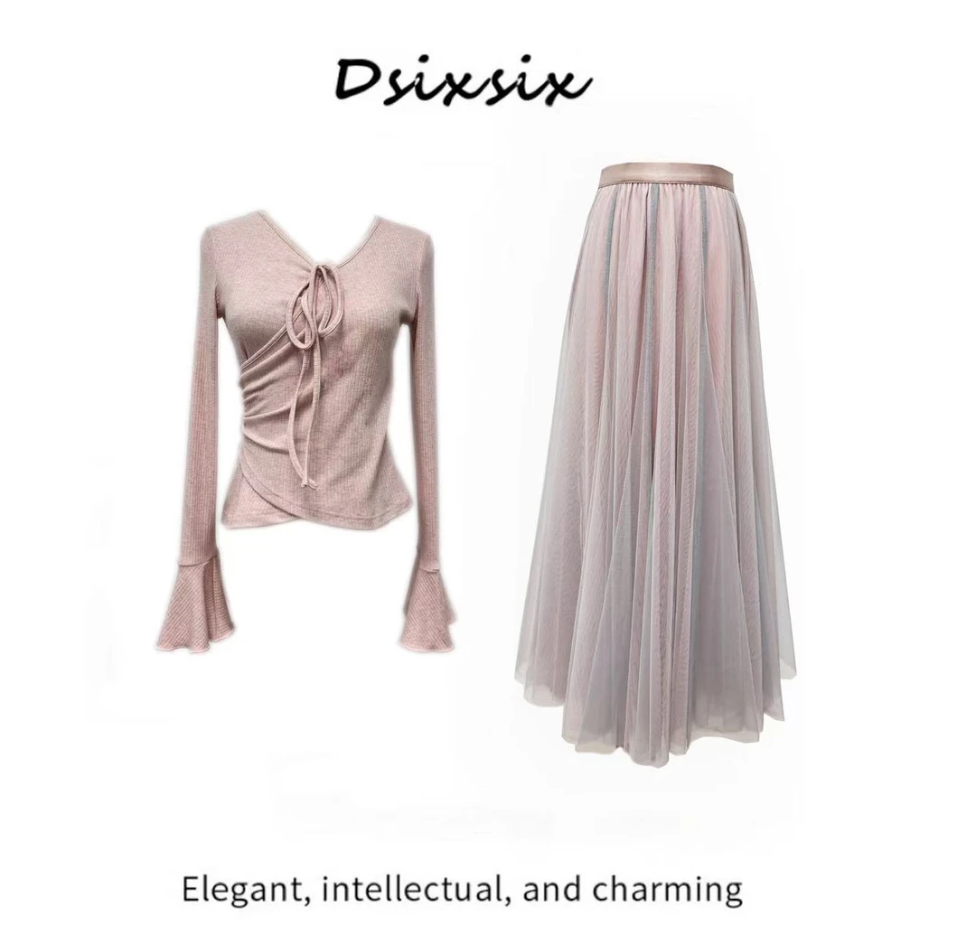 依漾Y-【粉色心动】2025年原创时尚显瘦套装- BV868F-BV840F