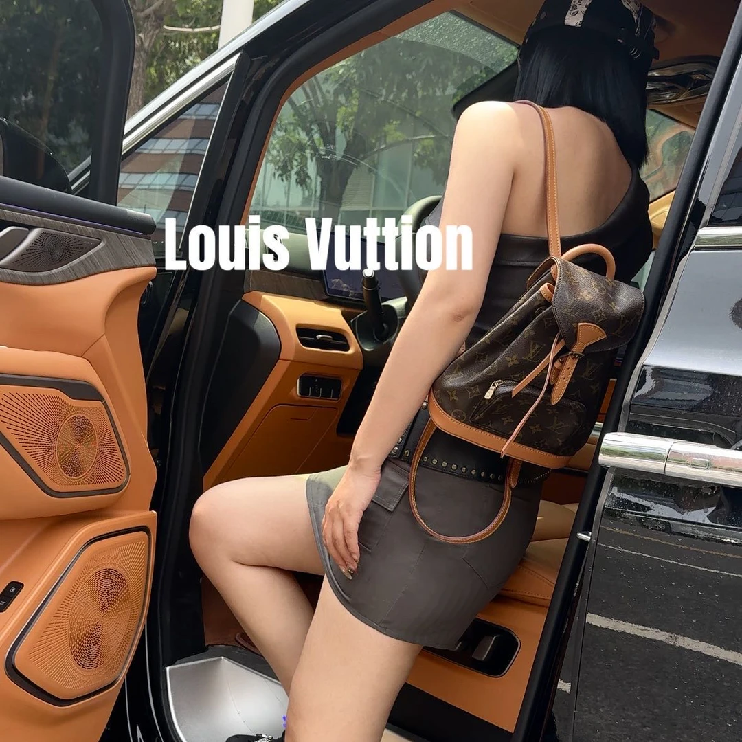 修复品8615053/LouisVuitton/路易威登老花迷你双肩包