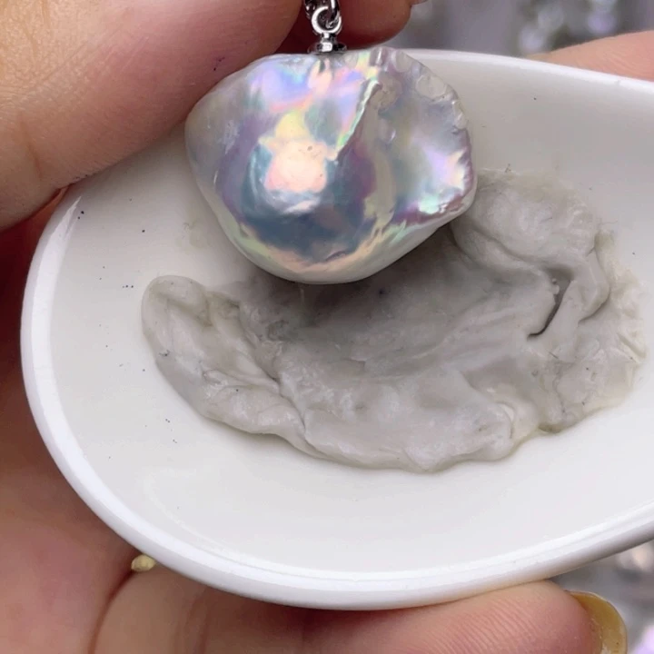 颈饰合金淡水珍珠
