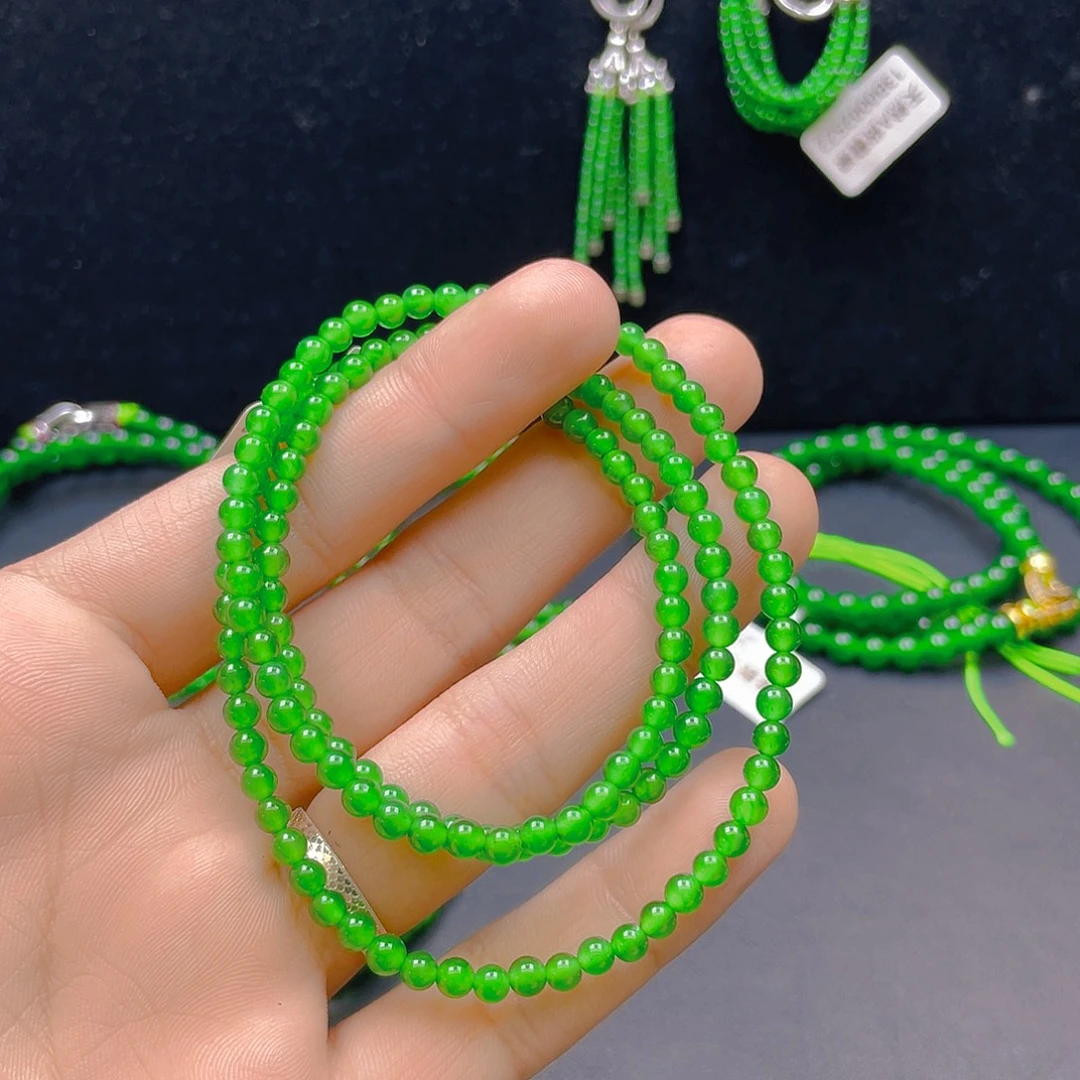 翡翠未镶嵌项链卡4