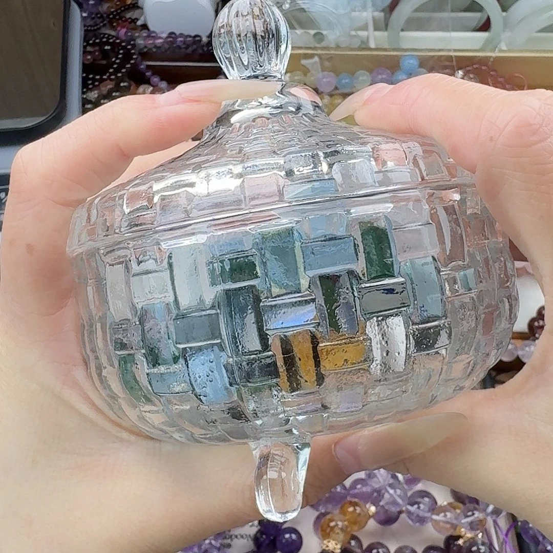 烟晶手链银S925镶嵌好