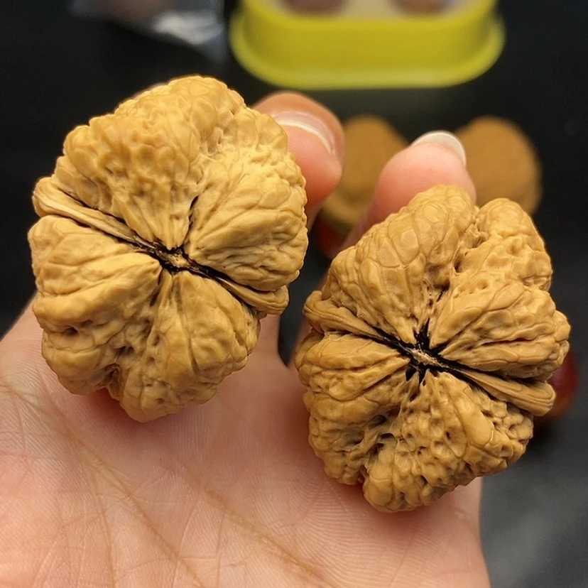 【闪购商品】把件文玩核桃40尺蝴蝶蟾