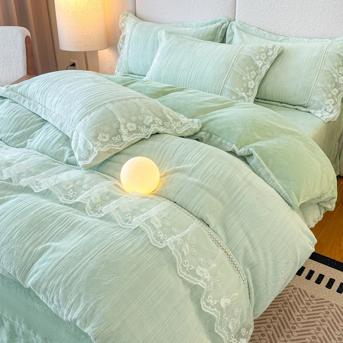 新高品质家纺四件套库存尾货以直播间展示为准