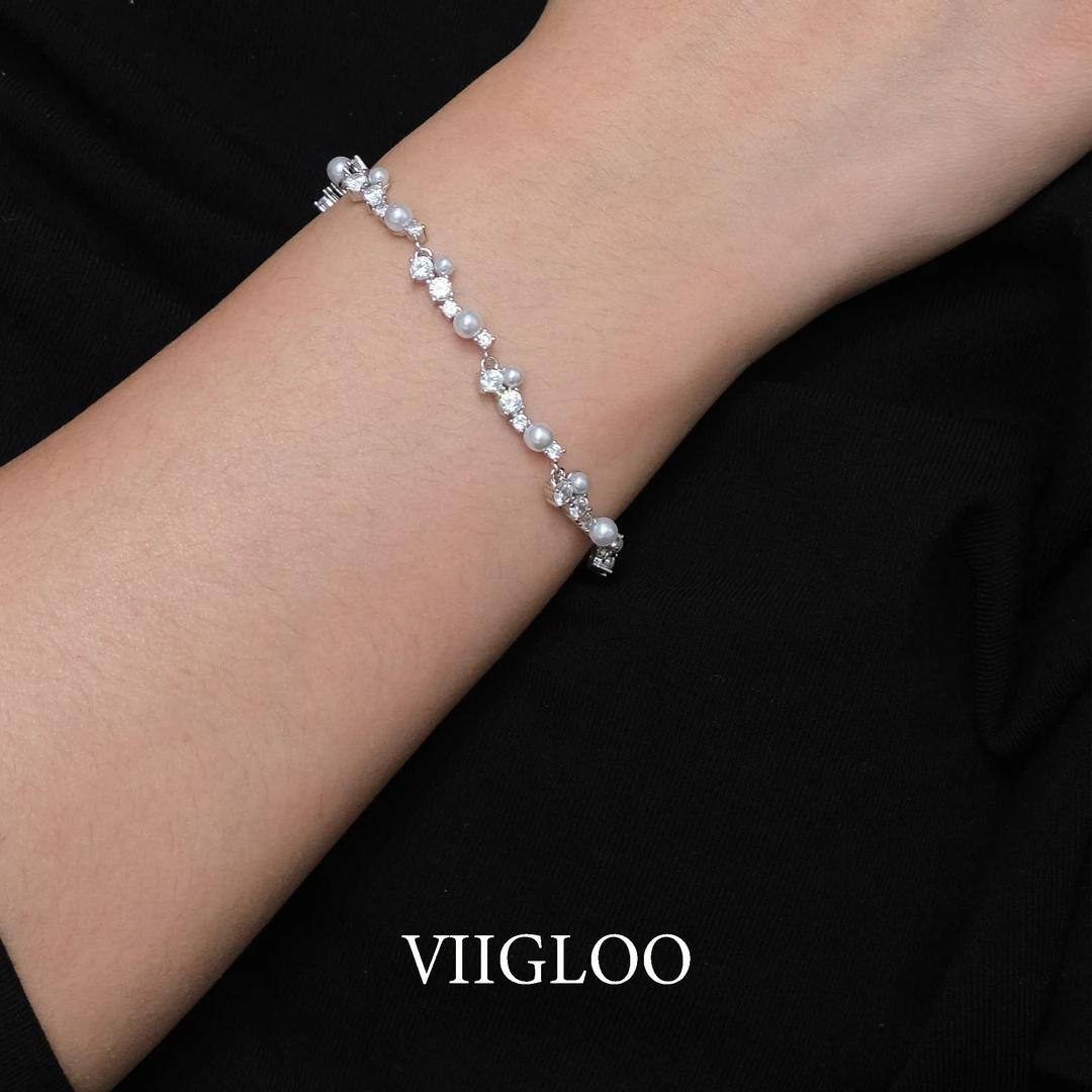 ⅦGLOO｜梦予-珠珠锆石手链 小众简约轻奢款