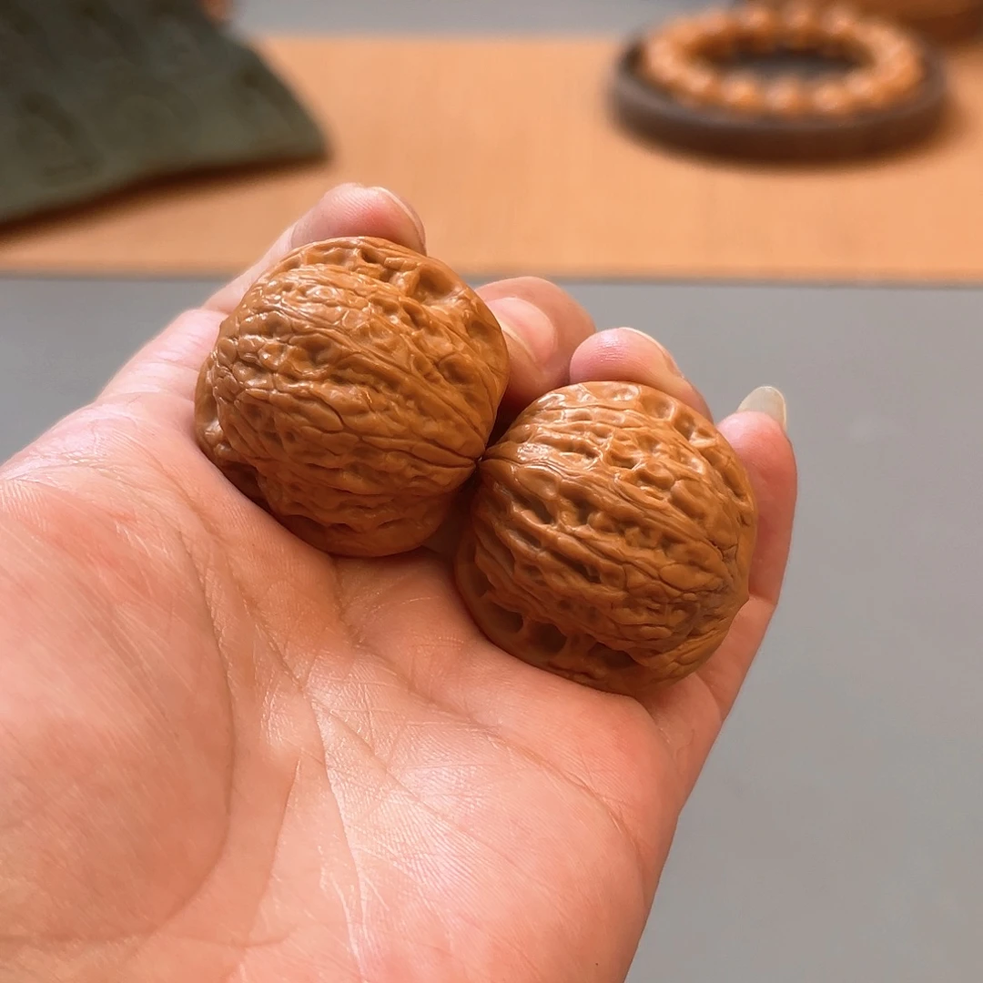 桃核把件35×33尺全品原桩铁锤CN01141已打底