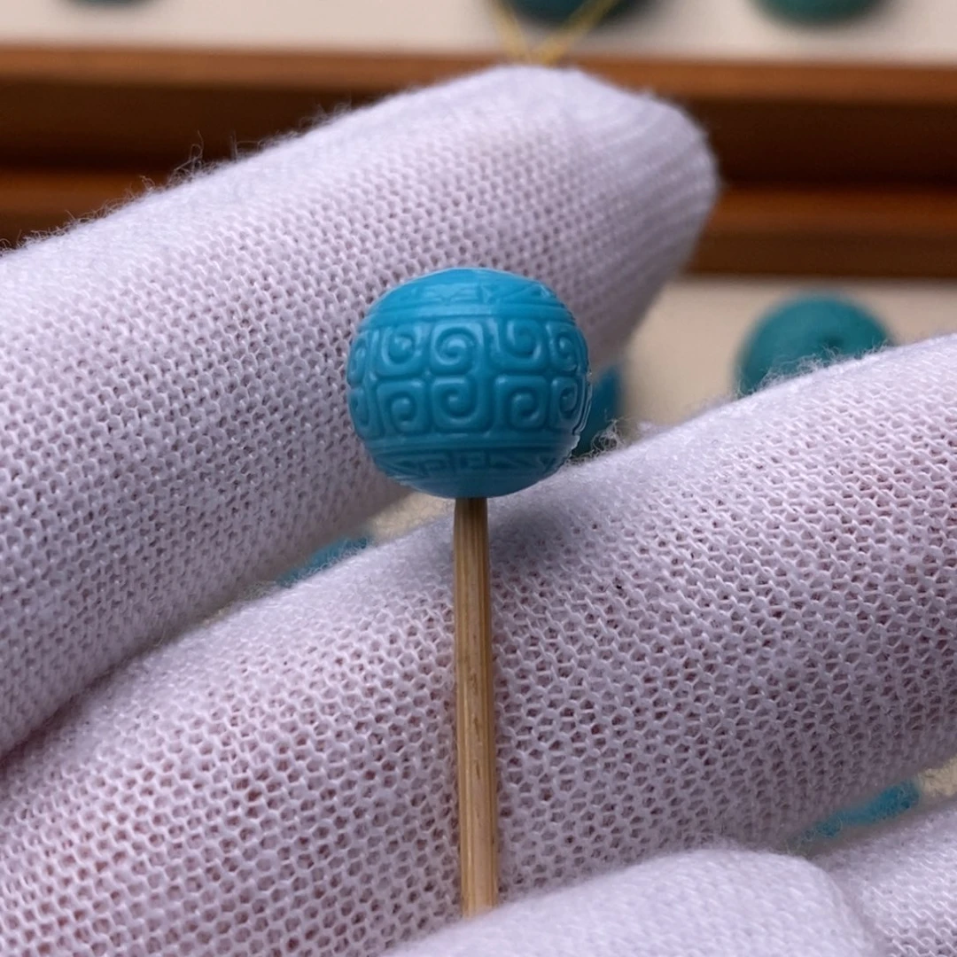 绿松石未镶嵌绿松石回纹10.9