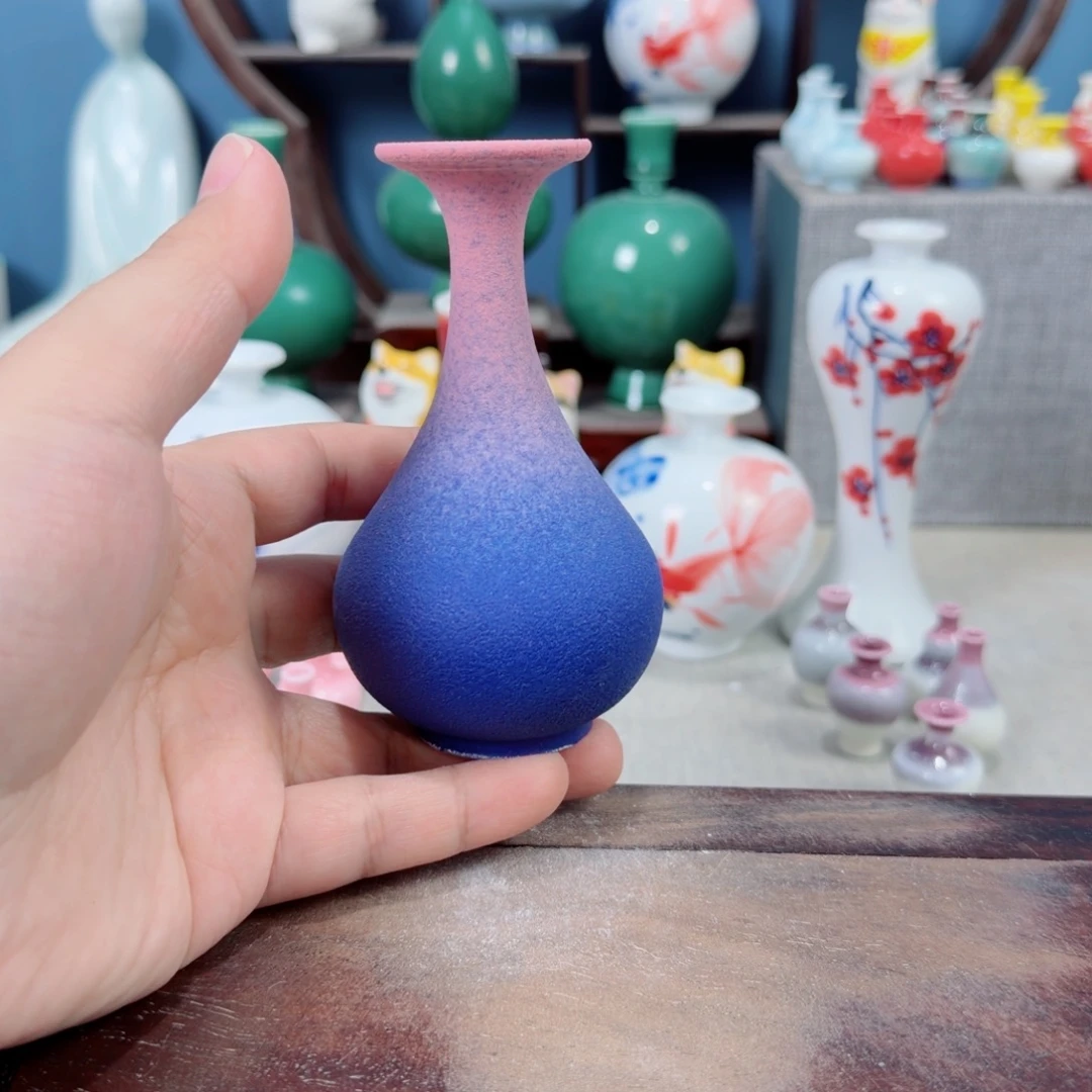 陶瓷手工小花器摆件