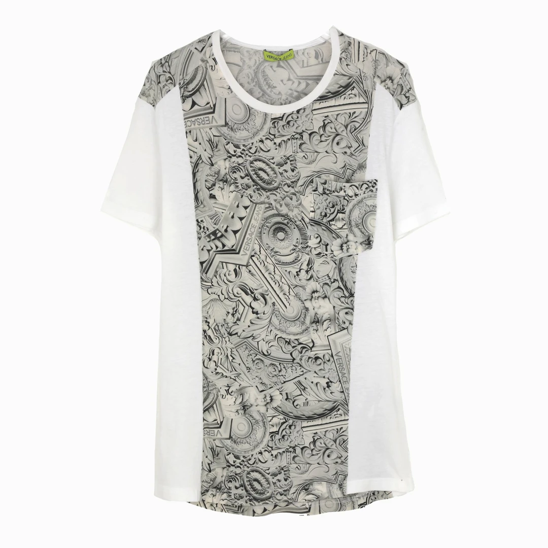 未使用 VERSACE/范思哲 VJ男士花色短袖B3GNA708 11473 003