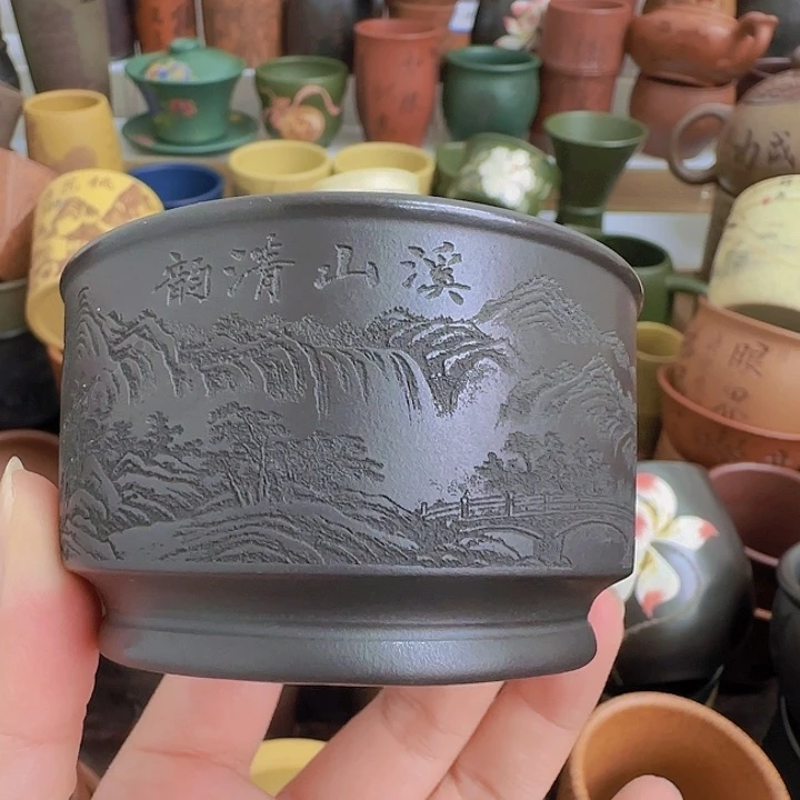 茶杯紫砂紫砂主人杯大放漏！