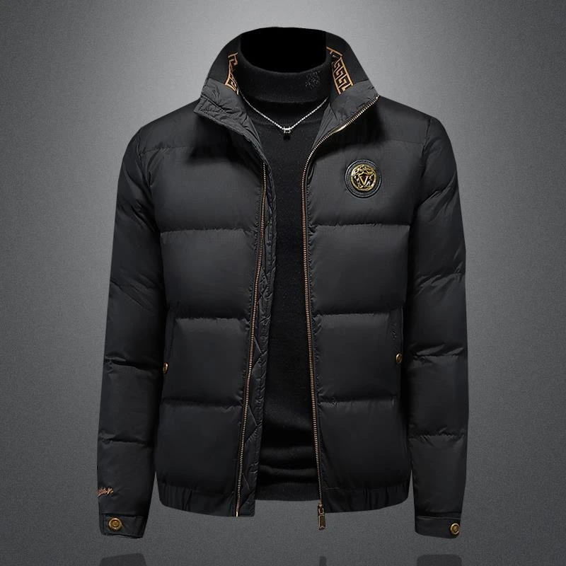 博利凯葆碟2025年冬季新款白鸭绒羽绒服男外套加厚潮流欧洲站保暖