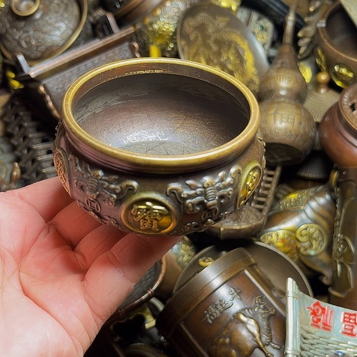 铜器摆件收收藏藏