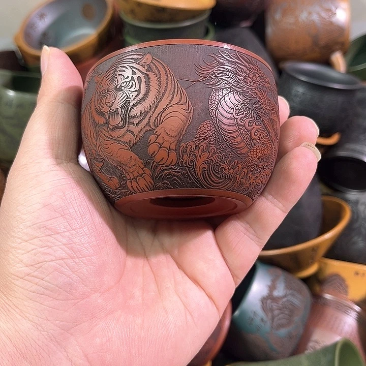 茶杯紫砂全手工紫砂主人杯