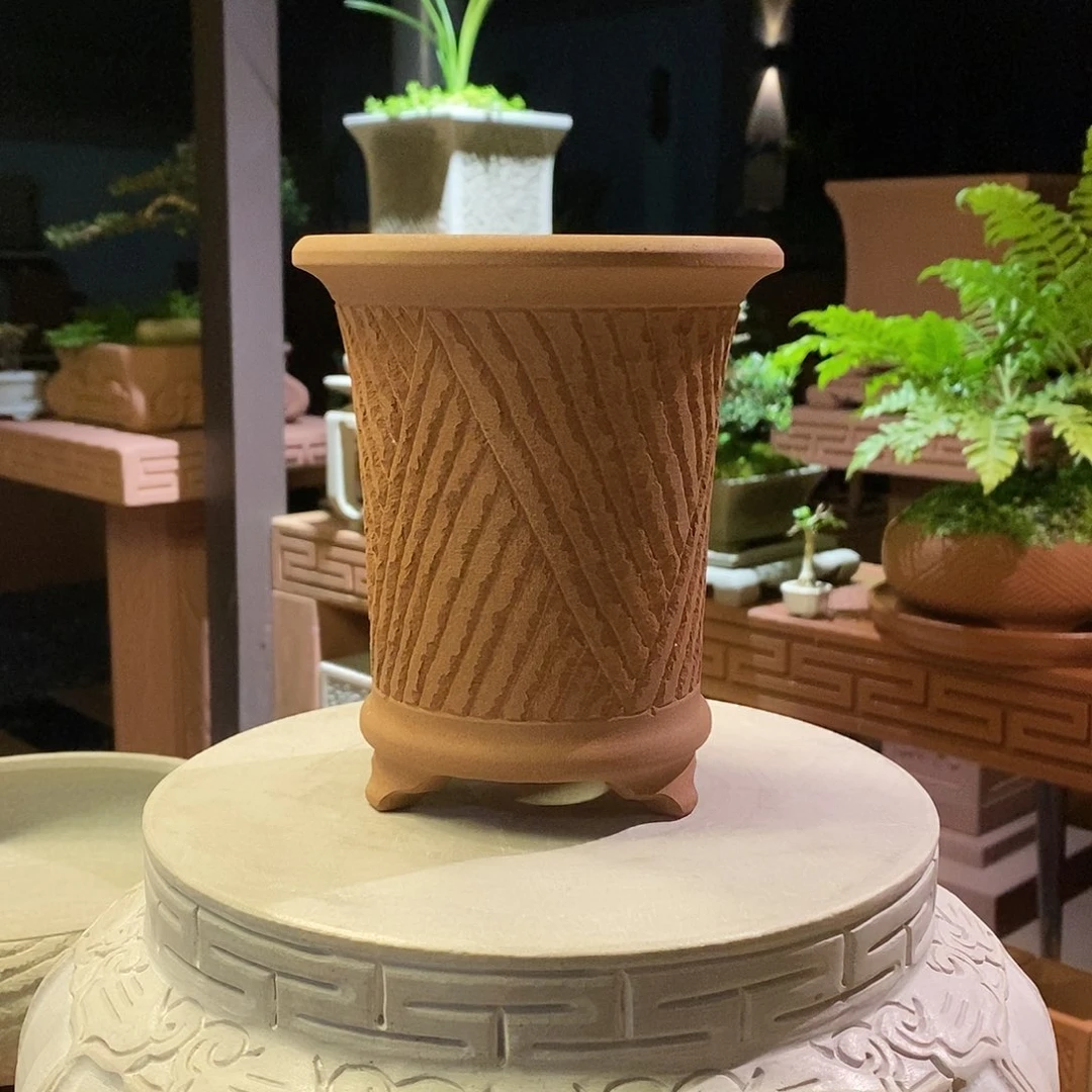 品格石器石头花盆