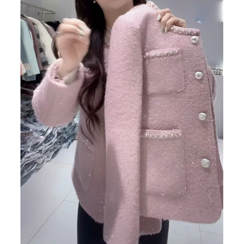 小香风外套女士春秋款2025新款爆款洋气时尚小个子妈妈显瘦上衣薄