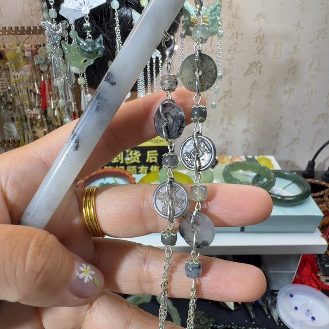 未镶嵌岫玉发簪福利款
