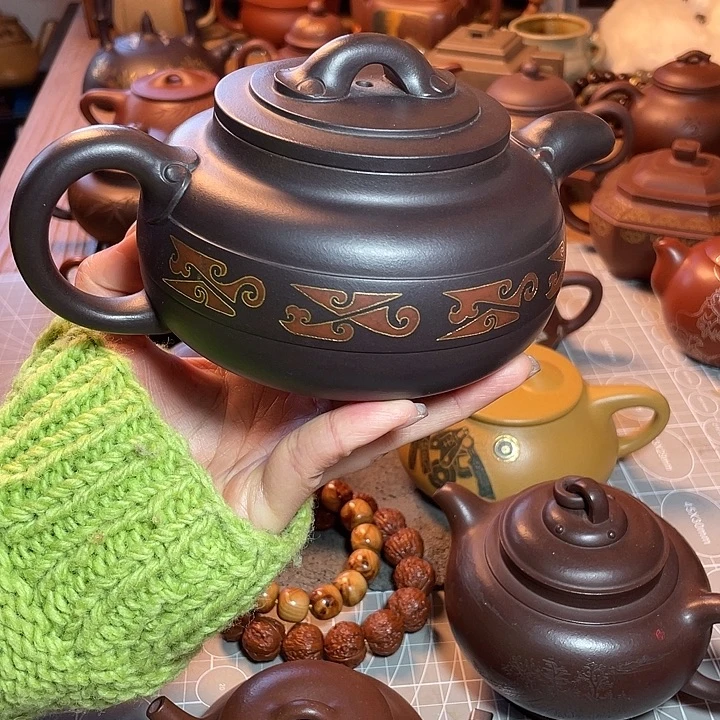 茶壶紫砂老紫泥楚汉风云