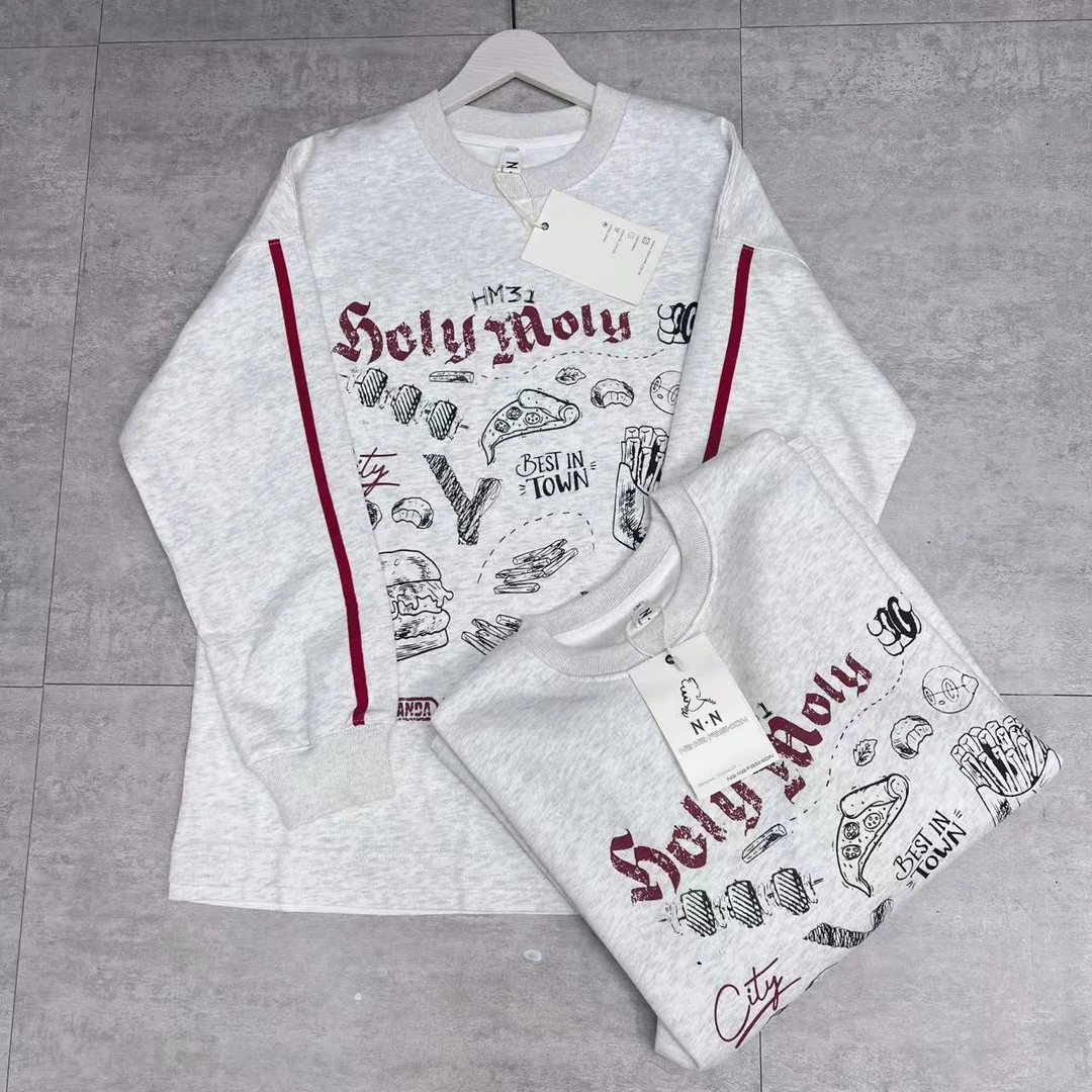 503印花字母女士春款卫衣