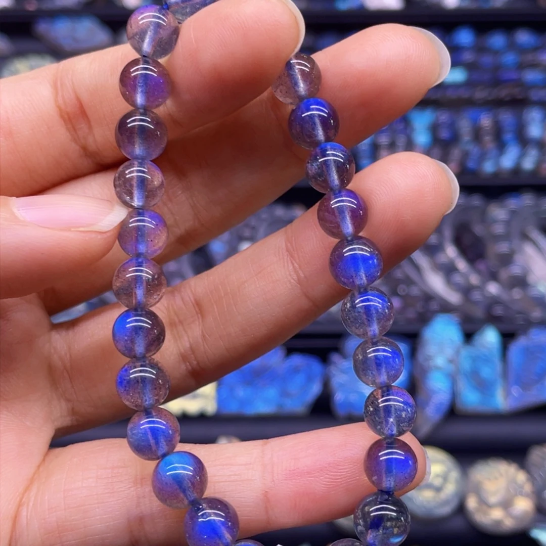 未镶嵌手串长石7.3左右