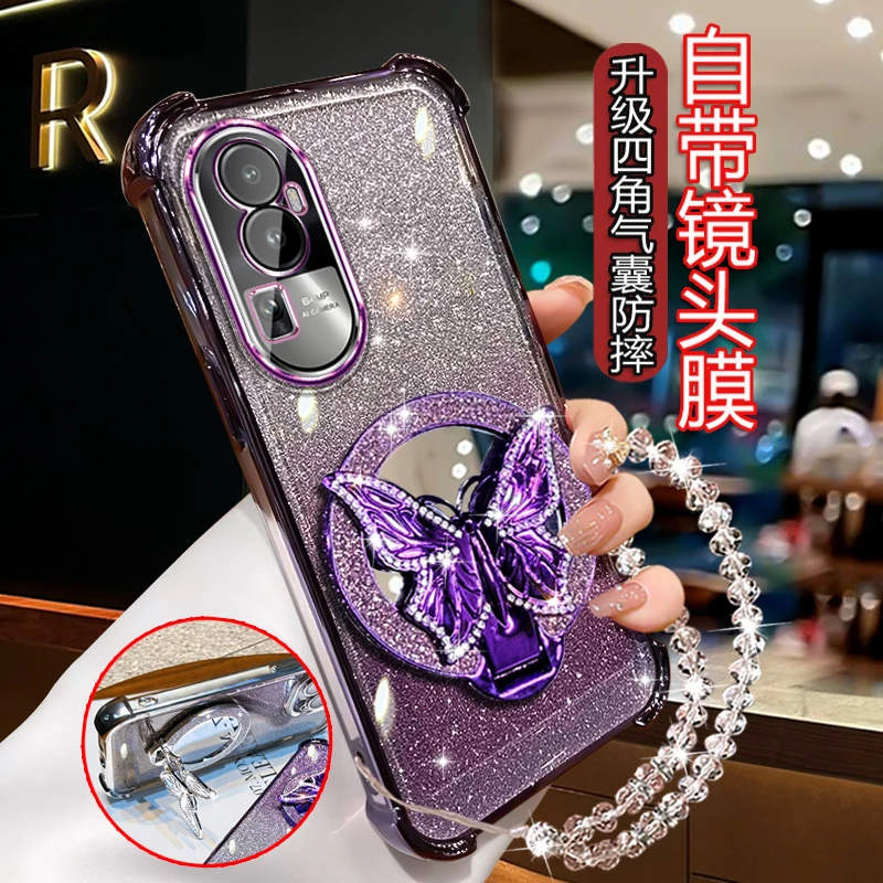 适用OPPOReno10Pro+手机壳PHU110女潮新款个性创意ren010por+软壳