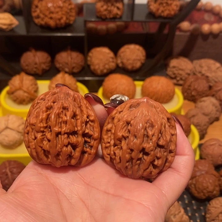 吊坠文玩核桃虎头40