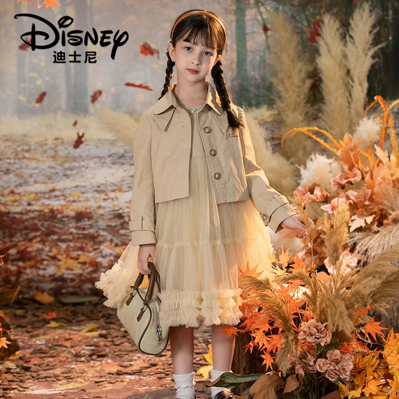 【XH】Disney/迪士尼女童秋季新款时尚洋气休闲套装裙XCE3SZ633