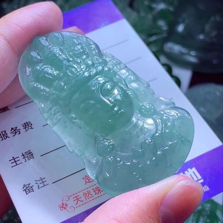 毛****未镶嵌定制翡翠天然缅料a货挂件1111