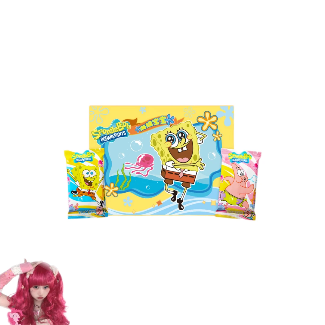 【海绵宝宝】艺彩动漫比奇堡派对主题系列收藏卡牌盲盒