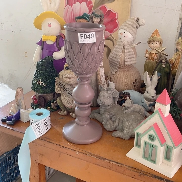 艾***y摆件孤品老货微瑕瓷