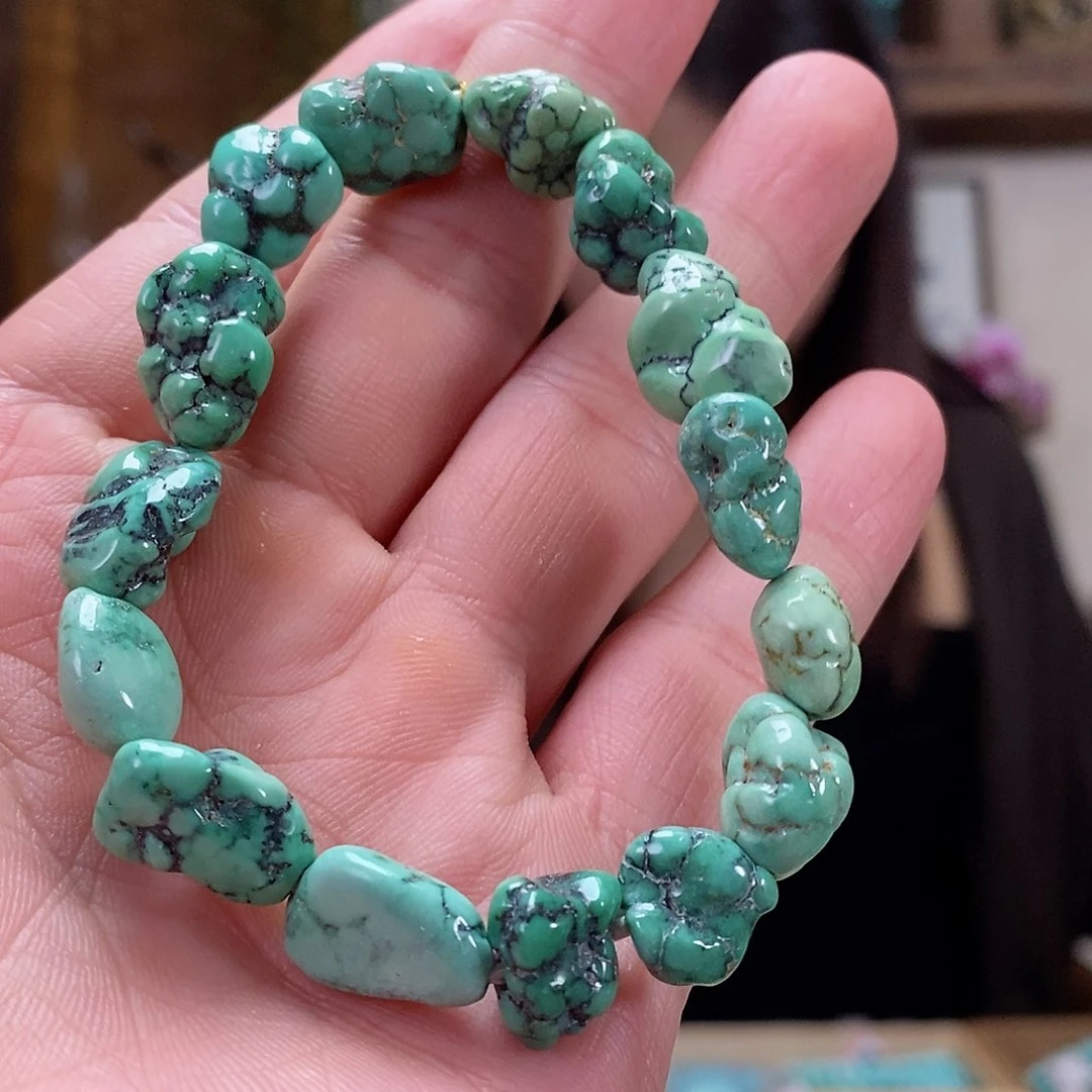 未镶嵌绿松石珠宝奇石