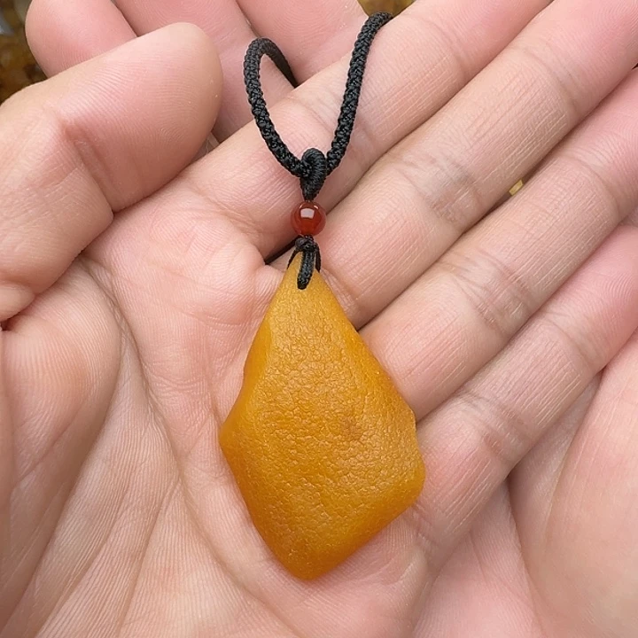 蜜蜡未镶嵌裸石天然蜜蜡吊坠